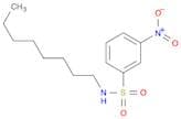 Benzenesulfonamide, 3-nitro-N-octyl-