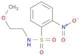 N-(2-methoxyethyl)-2-nitrobenzene-1-sulfonamide