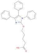 Pentanoic acid, 5-[(1,4,5-triphenyl-1H-imidazol-2-yl)oxy]-