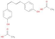 Phenol, 4,4'-(1,3-butadiene-1,4-diyl)bis-, diacetate