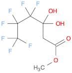 Hexanoic acid, 4,4,5,5,6,6,6-heptafluoro-3,3-dihydroxy-, methyl ester