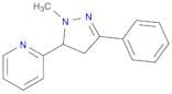 Pyridine, (4,5-dihydro-1-methyl-3-phenyl-1H-pyrazol-5-yl)-