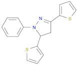 1H-Pyrazole, 4,5-dihydro-1-phenyl-3,5-dithienyl-