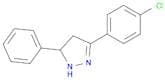1H-Pyrazole, 3-(4-chlorophenyl)-4,5-dihydro-5-phenyl-