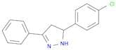 1H-Pyrazole, 5-(4-chlorophenyl)-4,5-dihydro-3-phenyl-