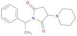 2,5-Pyrrolidinedione, 1-(1-phenylethyl)-3-(1-piperidinyl)-