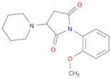 2,5-Pyrrolidinedione, 1-(2-methoxyphenyl)-3-(1-piperidinyl)-