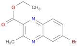 2-Quinoxalinecarboxylic acid, 6-bromo-3-methyl-, ethyl ester