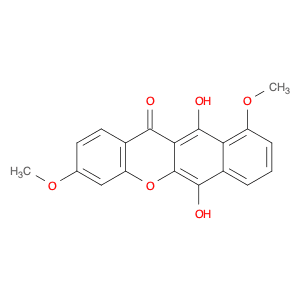 12H-Benzo[b]xanthen-12-one, 6,11-dihydroxy-3,10-dimethoxy-