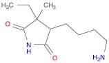 2,5-Pyrrolidinedione, 4-(4-aminobutyl)-3-ethyl-3-methyl-