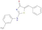 4(5H)-Thiazolone, 2-[(3-methylphenyl)amino]-5-(phenylmethylene)-, (Z)-
