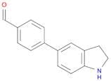 Benzaldehyde,4-(2,3-dihydro-1H-indol-5-yl)-
