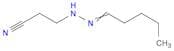 Propanenitrile, 3-(pentylidenehydrazino)-