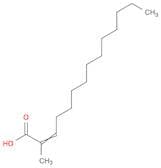 2-Tetradecenoic acid, 2-methyl-