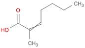 2-Heptenoic acid, 2-methyl-