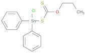 Stannane, chlorodiphenyl[(propoxythioxomethyl)thio]-