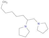 Pyrrolidine, 1,1'-(1-hexyl-1,2-ethanediyl)bis-
