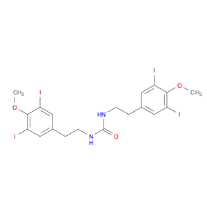 Urea, N,N'-bis[2-(3,5-diiodo-4-methoxyphenyl)ethyl]-