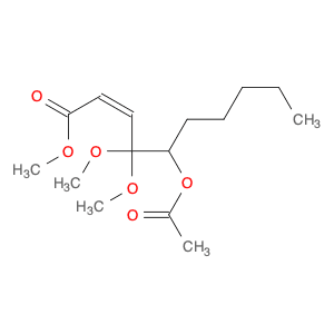 2-Decenoic acid, 5-(acetyloxy)-4,4-dimethoxy-, methyl ester, (Z)-