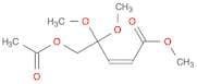 2-Pentenoic acid, 5-(acetyloxy)-4,4-dimethoxy-, methyl ester, (Z)-