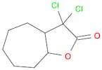2H-Cyclohepta[b]furan-2-one, 3,3-dichlorooctahydro-
