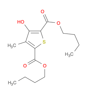 2,5-Thiophenedicarboxylic acid, 3-hydroxy-4-methyl-, dibutyl ester