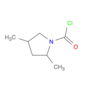 1-Pyrrolidinecarbonylchloride, 2,4-dimethyl-