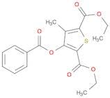 2,5-Thiophenedicarboxylic acid, 3-(benzoyloxy)-4-methyl-, diethyl ester