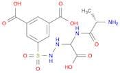 Glycine, N-L-alanyl-2-[2-[(3,5-dicarboxyphenyl)sulfonyl]hydrazino]-
