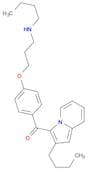 Methanone, [4-[3-(butylamino)propoxy]phenyl](2-butyl-3-indolizinyl)-