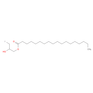 Octadecanoic acid, 2-hydroxy-3-iodopropyl ester