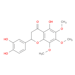 2-(3,4-dihydroxyphenyl)-5-hydroxy-6,7,8-trimethoxy-2,3-dihydro-4h-1-benzopyran-4-one