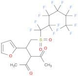 2,4-Pentanedione, 3-[1-(2-furanyl)-2-[(tridecafluorohexyl)sulfonyl]ethyl]-