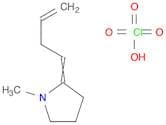 Pyrrolidine, 2-(3-butenylidene)-1-methyl-, perchlorate