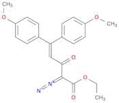 4-Pentenoic acid, 2-diazo-5,5-bis(4-methoxyphenyl)-3-oxo-, ethyl ester