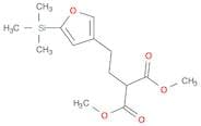 Propanedioic acid, [2-[5-(trimethylsilyl)-3-furanyl]ethyl]-, dimethyl ester