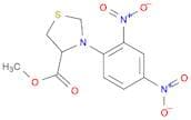 4-Thiazolidinecarboxylic acid, 3-(2,4-dinitrophenyl)-, methyl ester
