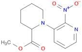 2-Piperidinecarboxylic acid, 1-(2-nitro-3-pyridinyl)-, methyl ester