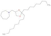 1H-Azepine, 1-[(2,2-dinonyl-1,3-dioxolan-4-yl)methyl]hexahydro-