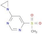 Pyrimidine,4-(1-aziridinyl)-6-(methylsulfonyl)-