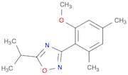 1,2,4-Oxadiazole, 3-(2-methoxy-4,6-dimethylphenyl)-5-(1-methylethyl)-