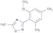 1,2,4-Oxadiazole, 3-(2-methoxy-4,6-dimethylphenyl)-5-methyl-