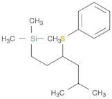 Silane, trimethyl[5-methyl-3-(phenylthio)hexyl]-