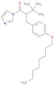 1H-Imidazole, 1-[3,3-dimethyl-2-[[4-(octyloxy)phenyl]methyl]-1-oxobutyl]-