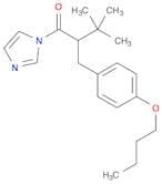 1H-Imidazole, 1-[2-[(4-butoxyphenyl)methyl]-3,3-dimethyl-1-oxobutyl]-