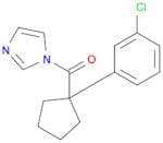1H-Imidazole, 1-[[1-(3-chlorophenyl)cyclopentyl]carbonyl]-