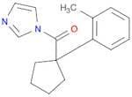 1H-Imidazole, 1-[[1-(2-methylphenyl)cyclopentyl]carbonyl]-