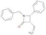2-Azetidinone, 3-ethenyl-4-phenyl-1-(phenylmethyl)-, cis-
