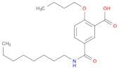 Benzoic acid, 2-butoxy-5-[(octylamino)carbonyl]-