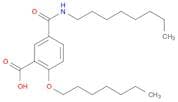 Benzoic acid, 2-(heptyloxy)-5-[(octylamino)carbonyl]-
